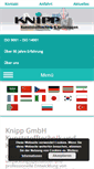 Mobile Screenshot of knipp-gmbh.de