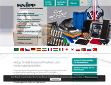 Tablet Screenshot of knipp-gmbh.de